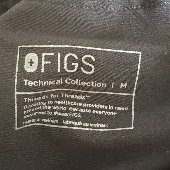 Figs Tansen Jogger Scrub Pants, Black, Size M - Picture 11 of 11